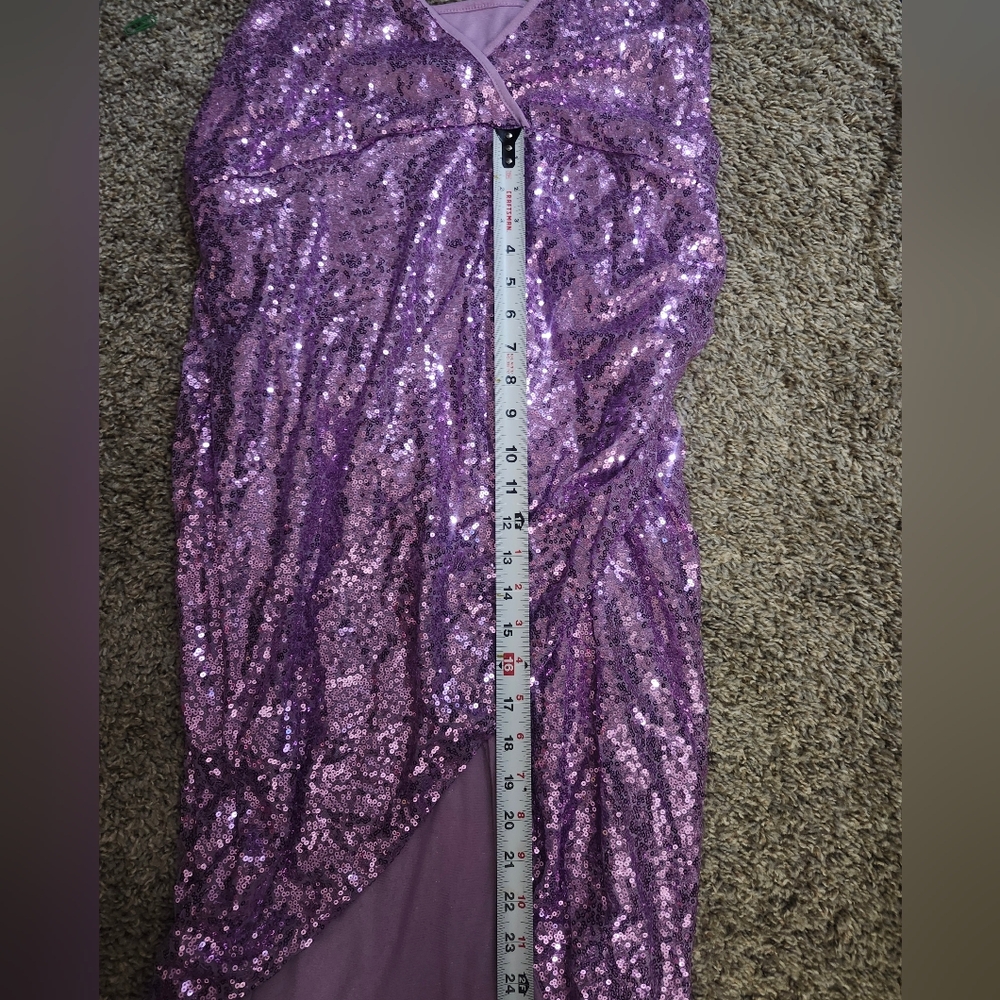 Purple Sequin Dress 3xl - Picture 8 of 10